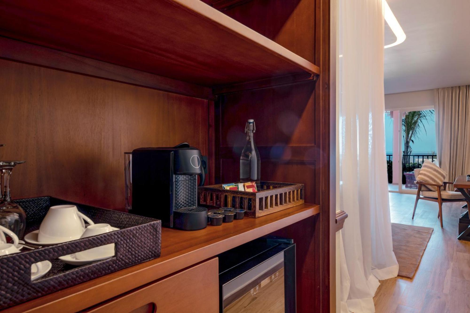 The Mora Zanzibar Hotel Matemwe  Exterior photo A Nespresso machine in a hotel room