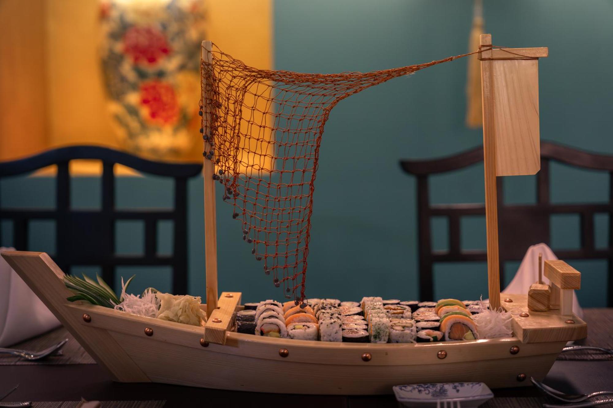 The Mora Zanzibar Hotel Matemwe  Exterior photo Sushi boat